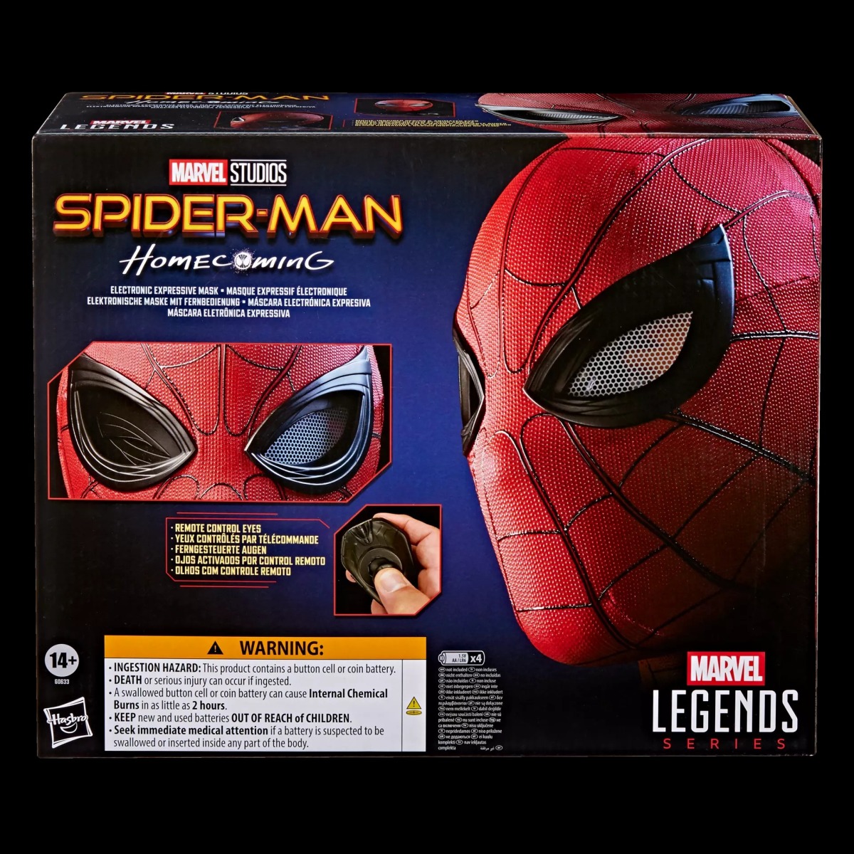 Marvel Legends Series Spider-Man Electronic Expressive Mask