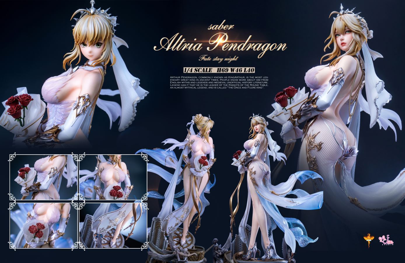 Saber Artoria Pendragon Wedding Dress - Fate/Grand Order