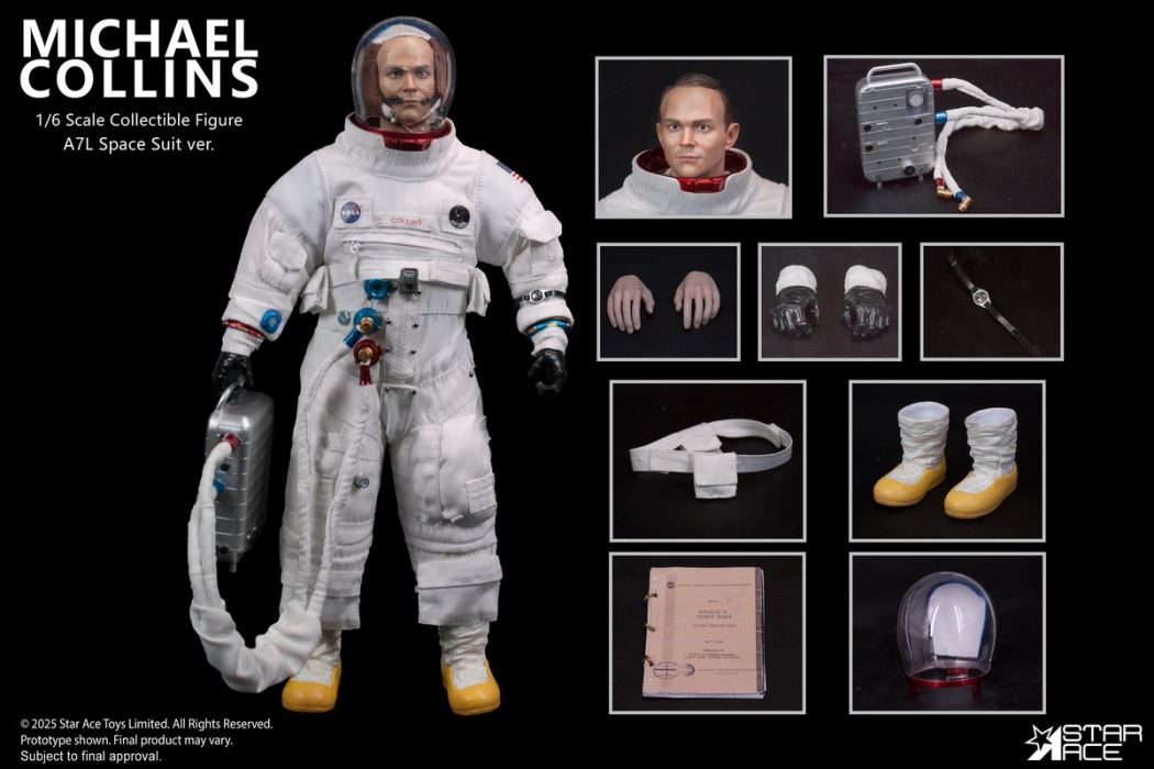 Apollo 11 Michael Collins 1/6