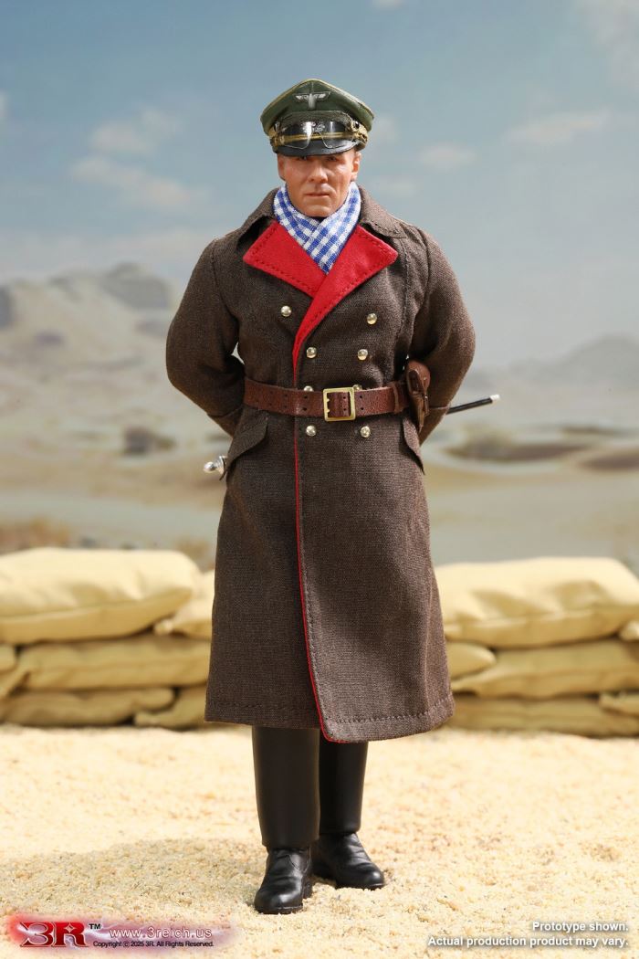 WWII German North African Corps Desert Fox - Erwin Rommel 1/12