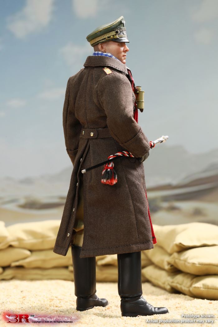 WWII German North African Corps Desert Fox - Erwin Rommel 1/12