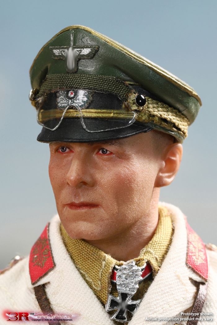 WWII German North African Corps Desert Fox - Erwin Rommel 1/12