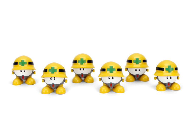 Mega Man Action Figure Metall Potton (Met x6)