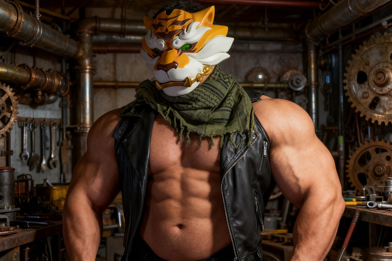 Tiger Head Mask