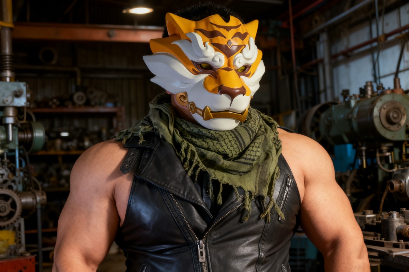 Tiger Head Mask