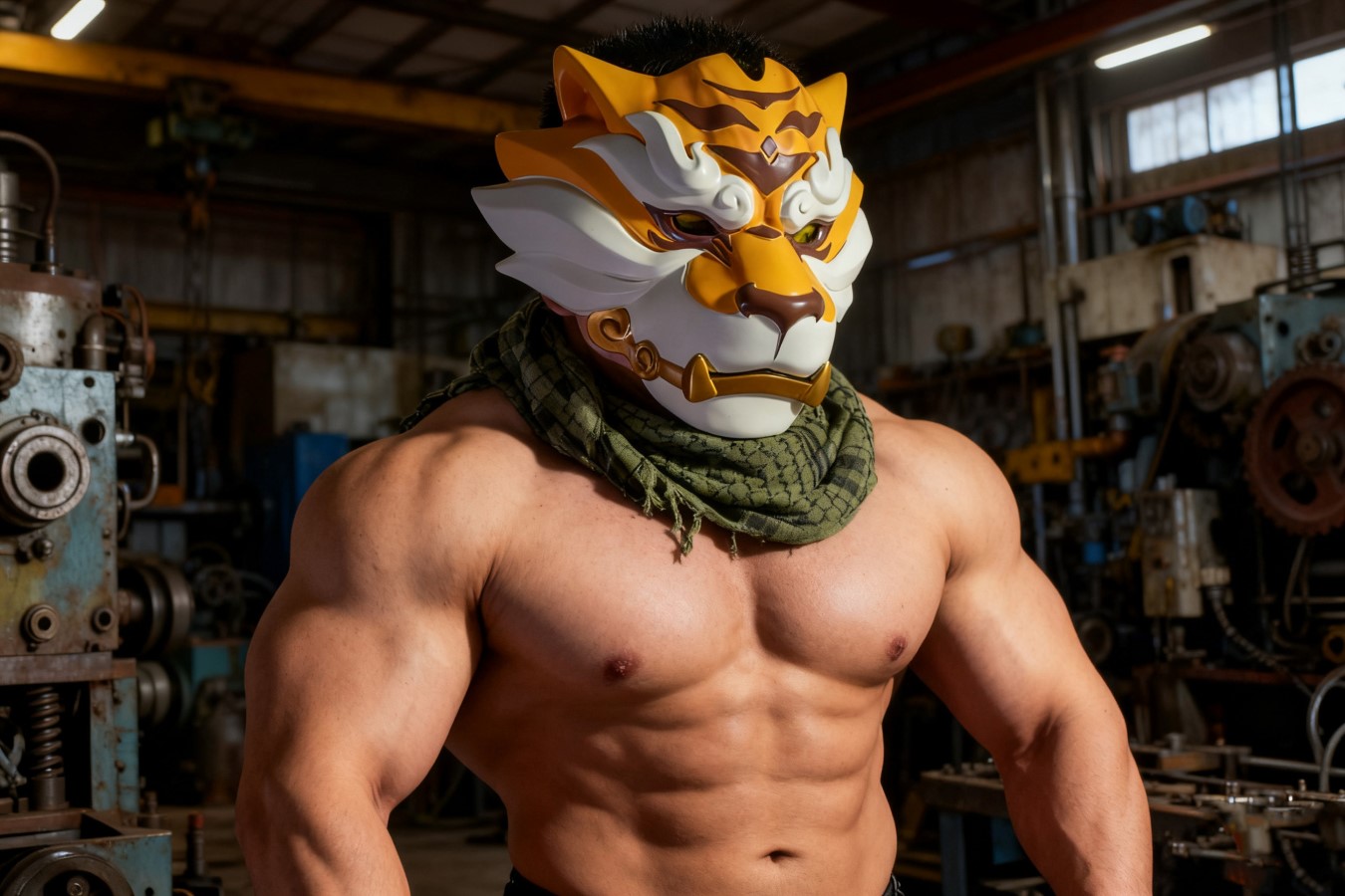 Tiger Head Mask