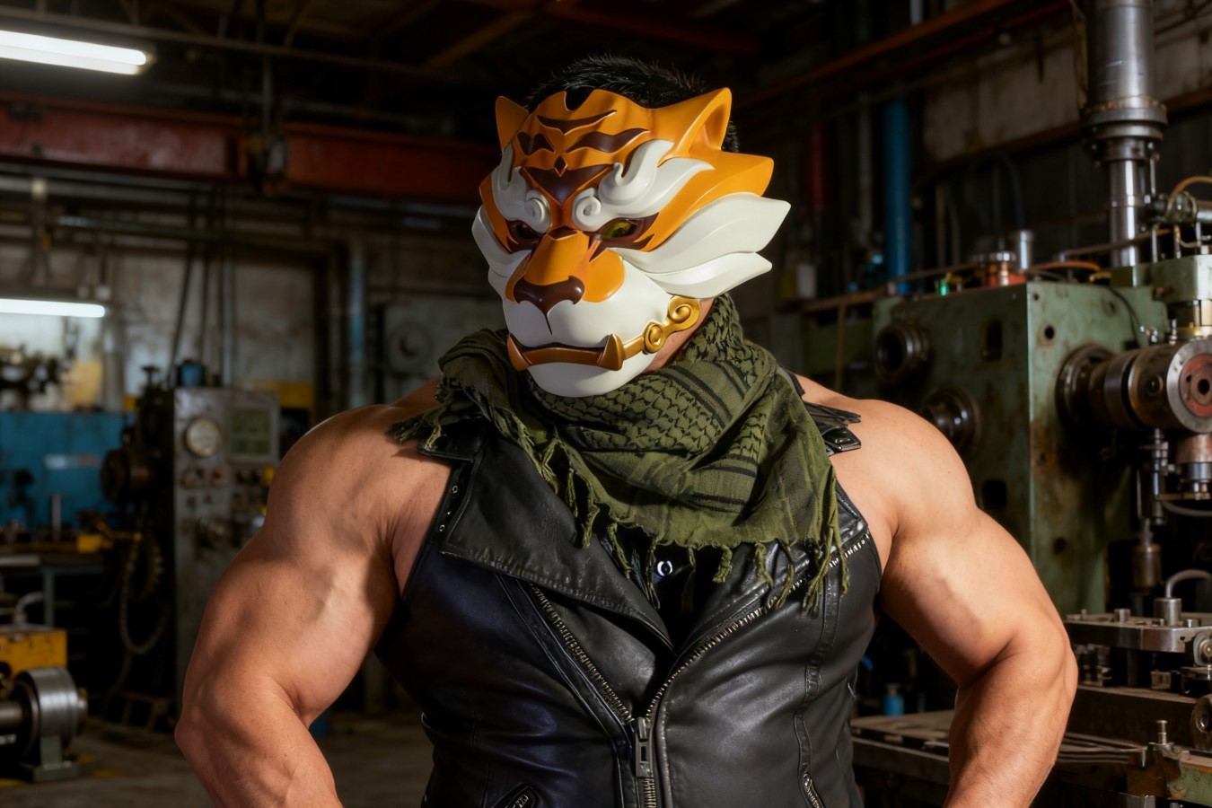 Tiger Head Mask