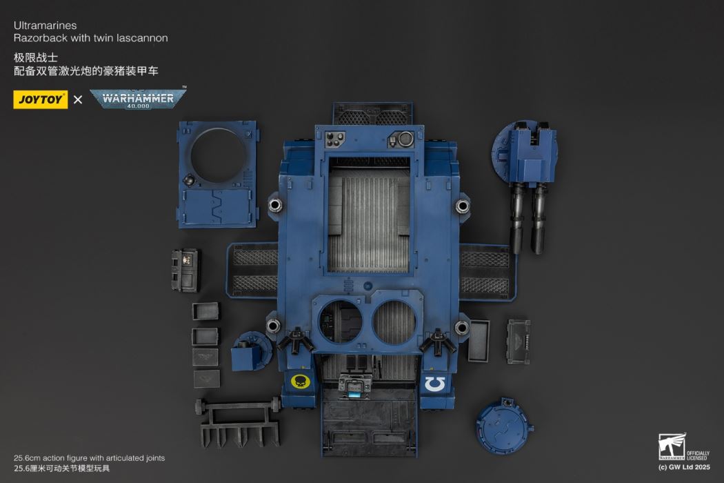 Model Collage Tool Kit & 1/18 Blood Angels Captain/Blood Priest/Ultramarines Porcupine Armored Vehicle