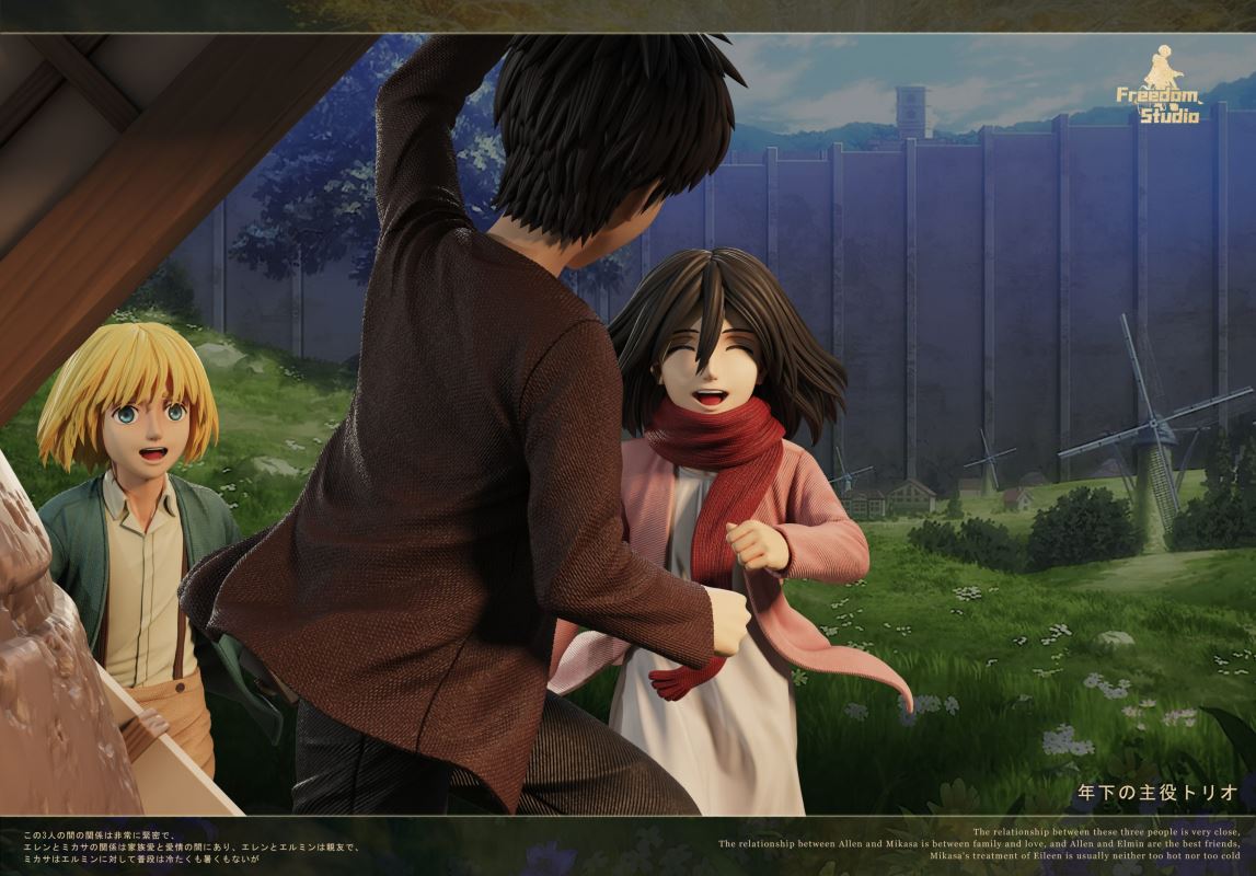 Running to the tree on the hill - Attack on Titan