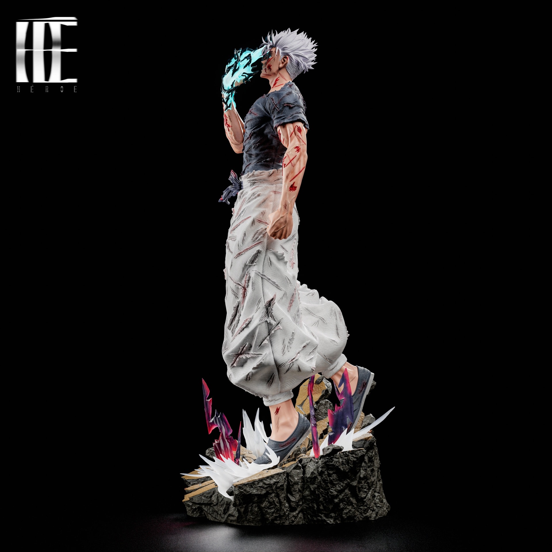 Battle Damaged Gojo Satoru - Jujutsu Kaisen