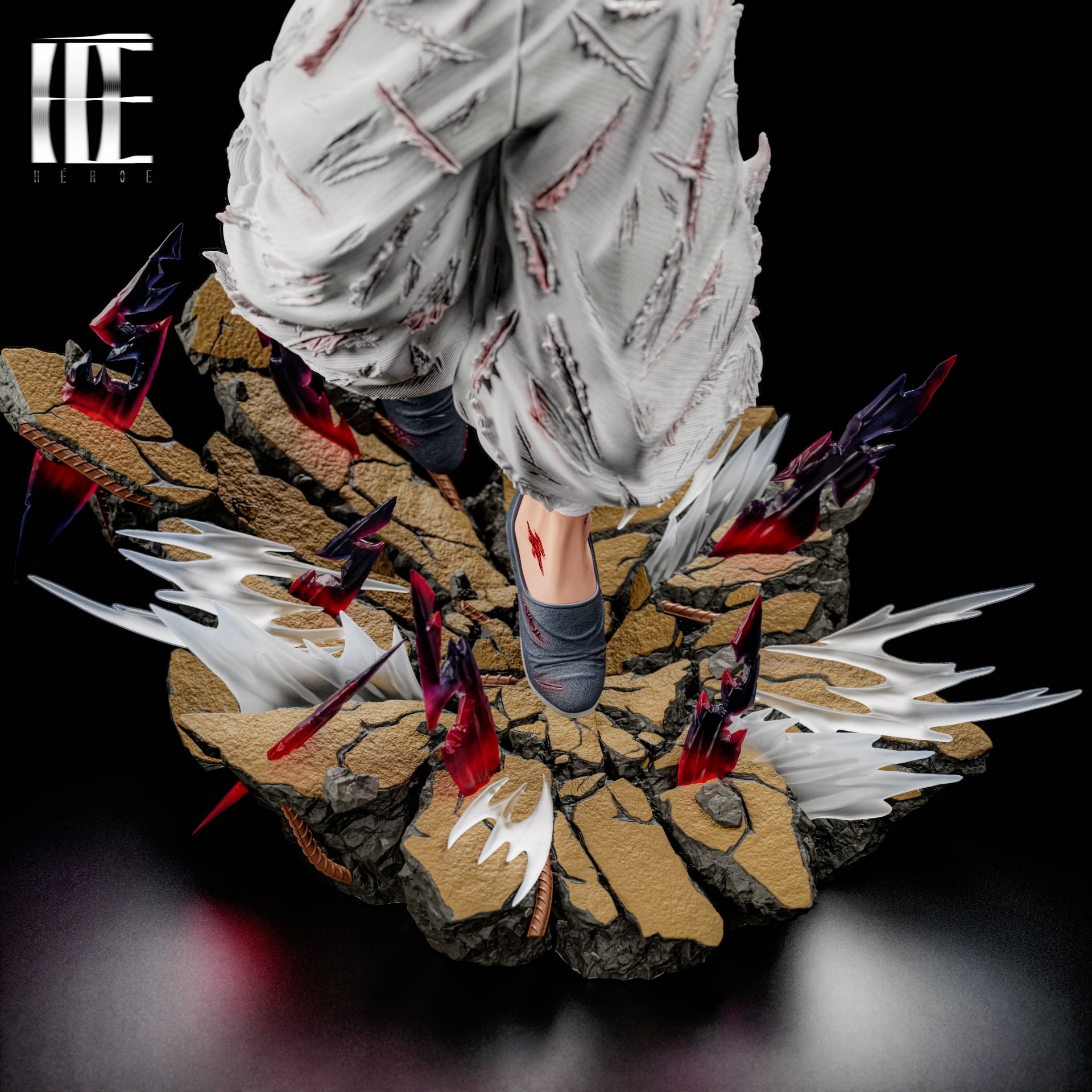 Battle Damaged Gojo Satoru - Jujutsu Kaisen