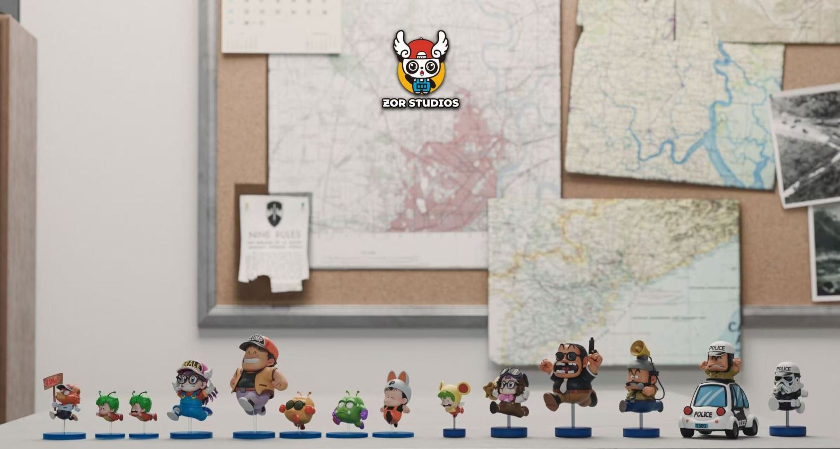 Arale Running Penguin Village Part 2