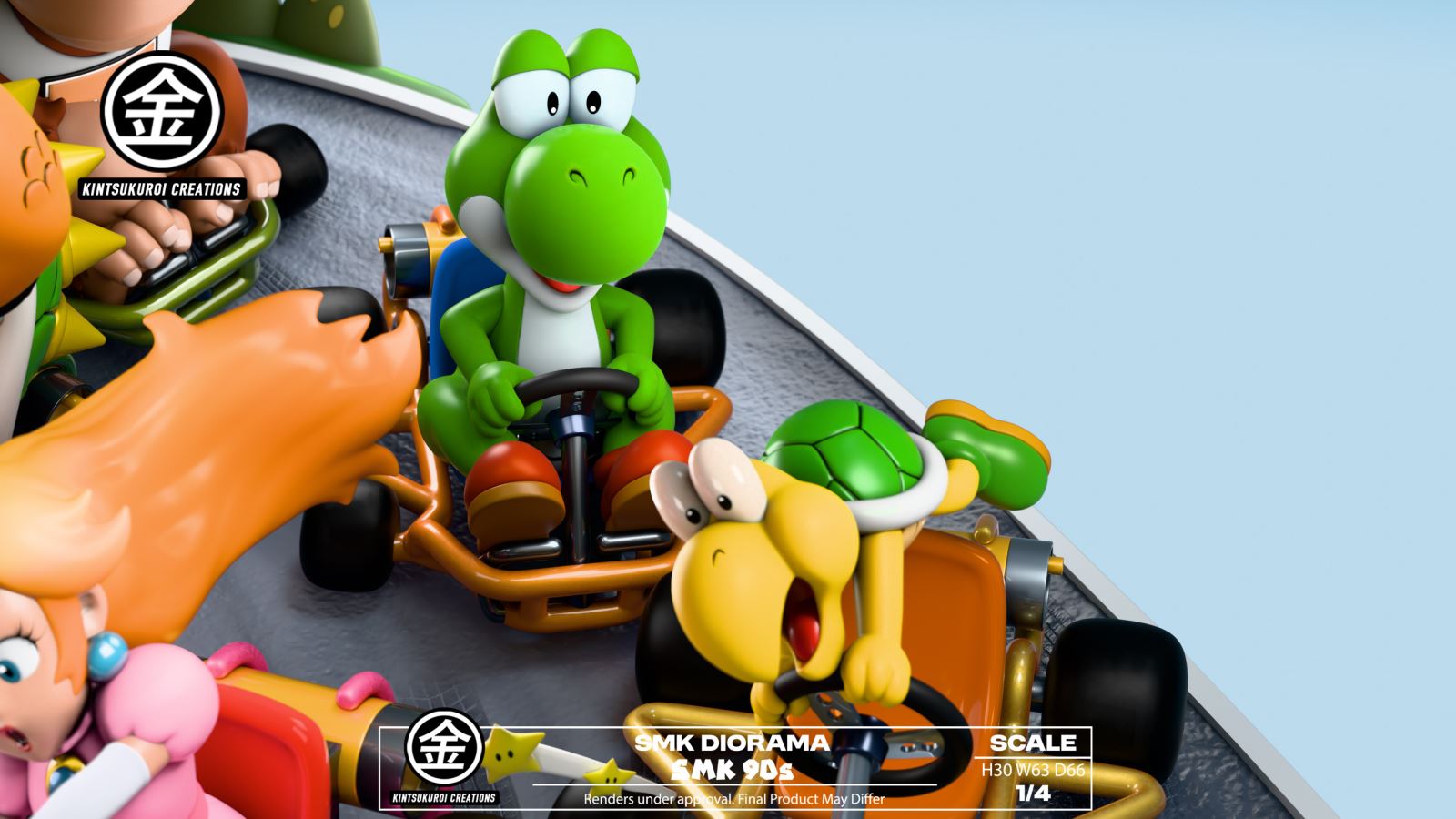 Super Mario Kart 1/4