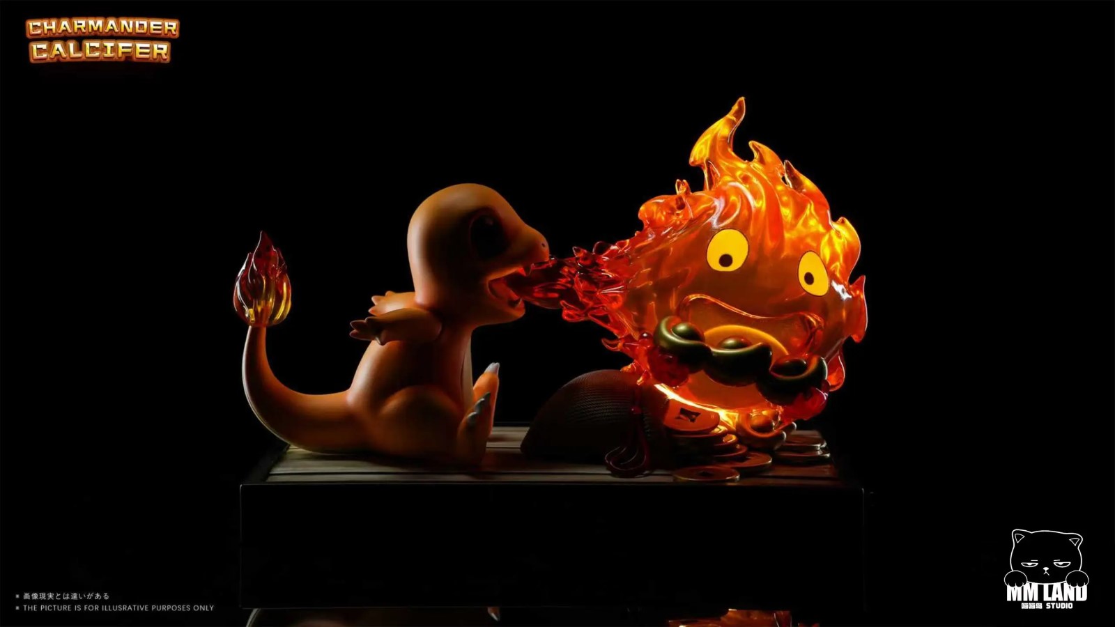 Charmander and Calcifer - Pokemon x Howl's Moving Castle