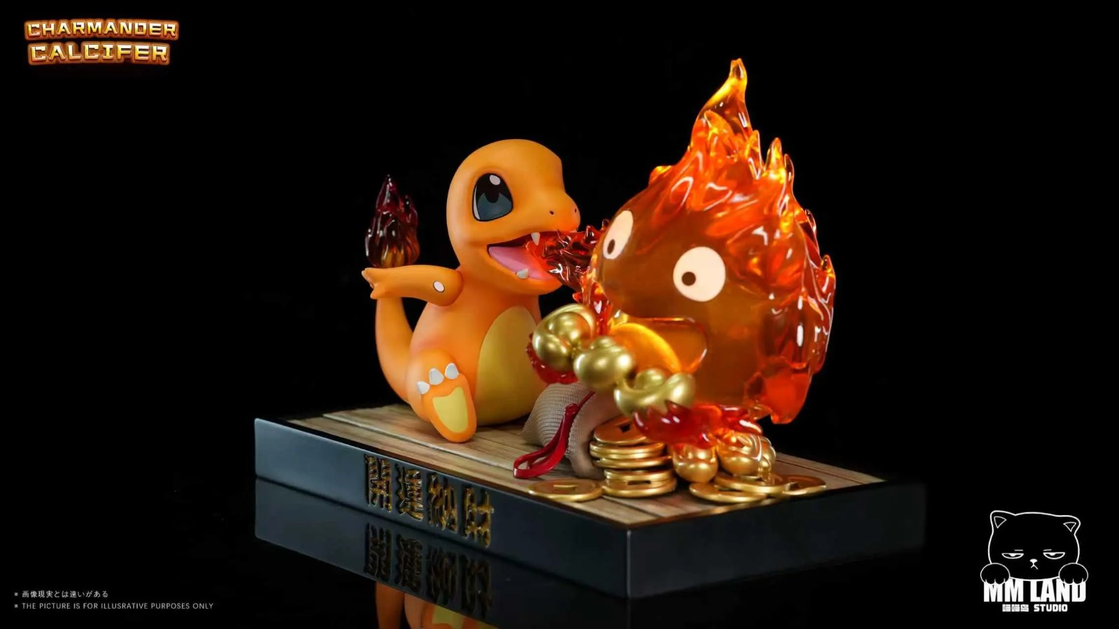 Charmander and Calcifer - Pokemon x Howl's Moving Castle