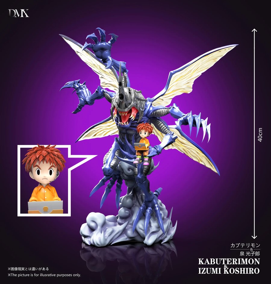 DMX Studio - Generation 1 Riding Posture Series #5 Kabuterimon X Izumi Kōshirō Digimon