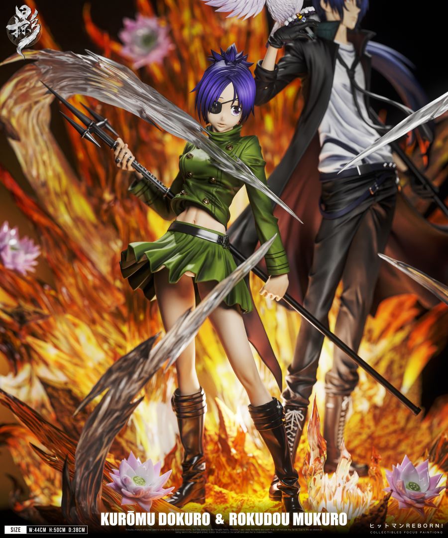 Kuromu Dokuro and Rokudou Mukuro - Reborn