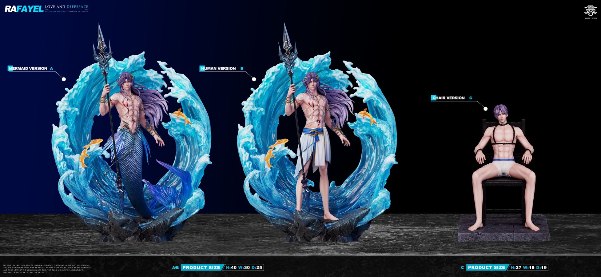 Mermaid Rafayel - Love and Deepspace 1/6