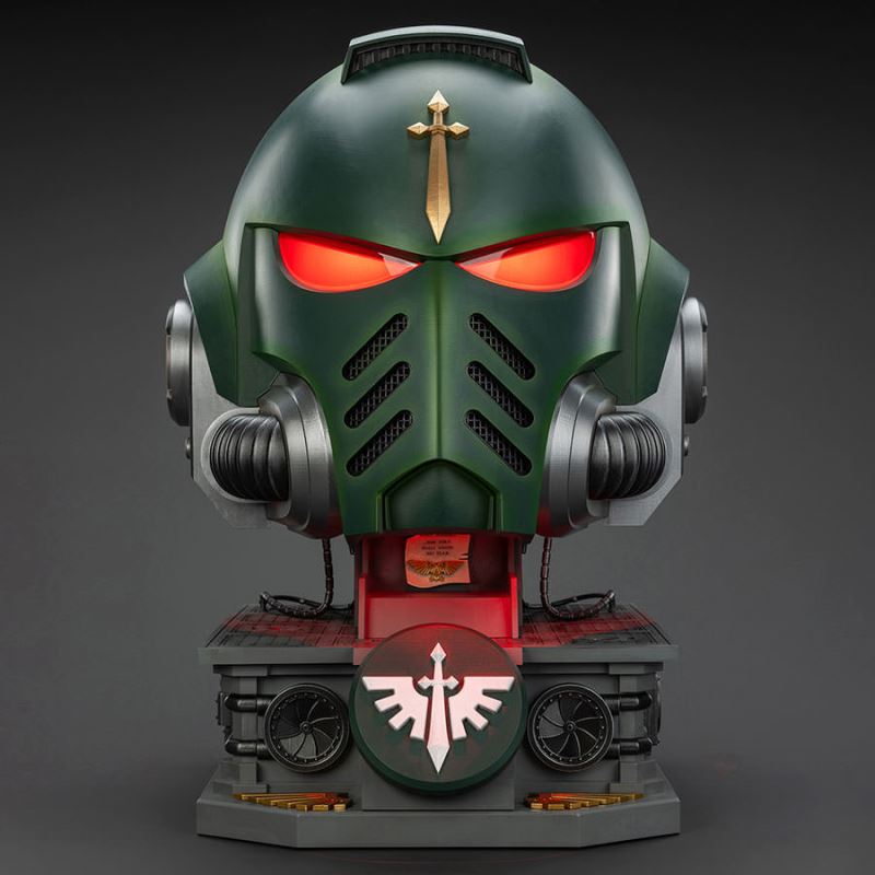 Dark Angels MkX Helmet & Display Stand