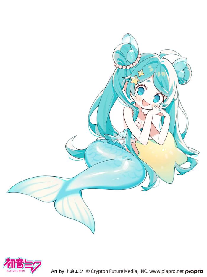 Desktop Fairy Hatsune Miku Mermaid Princess ver