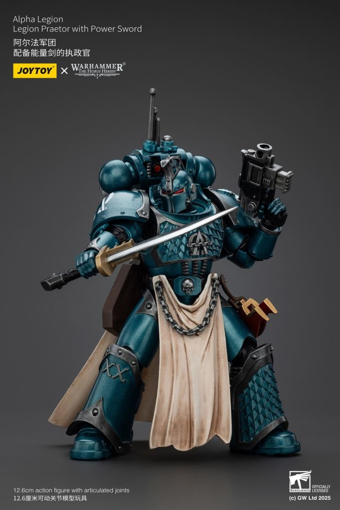 Alpha Legion Pain Master Almelius Dinate/Equipped with Energy Sword Archon 1/18