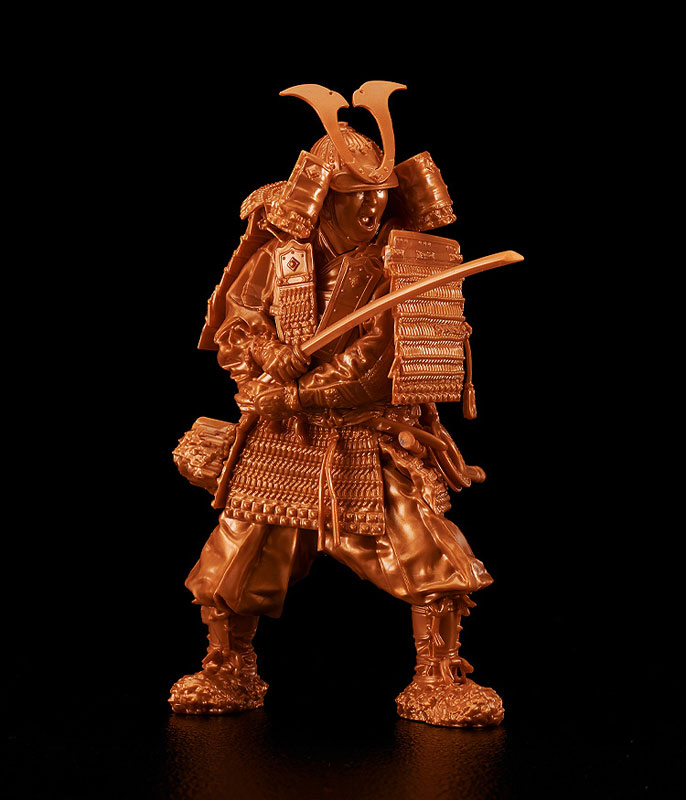 PLAMAX 1/12 Kamakura Period Armored Warrior: Pink Color Edition