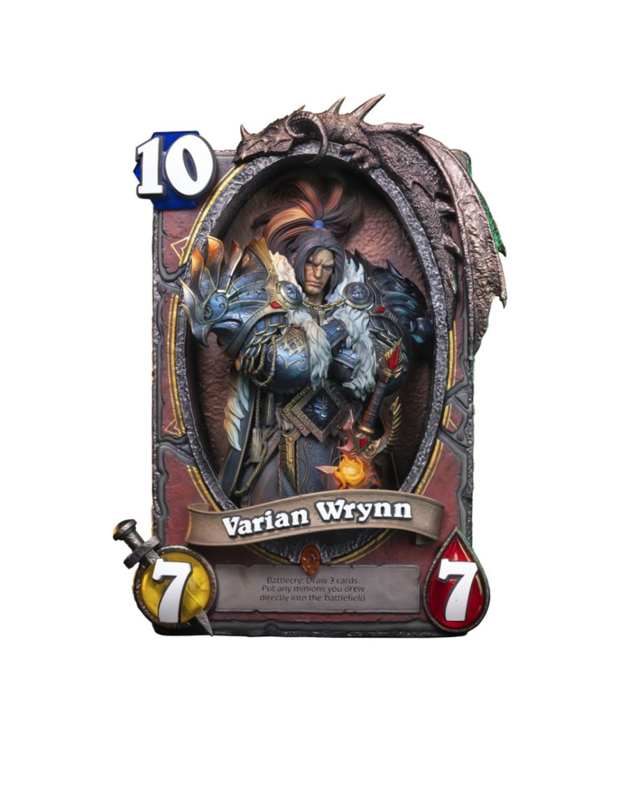Hearthstone Varian Wrynn Art Statue