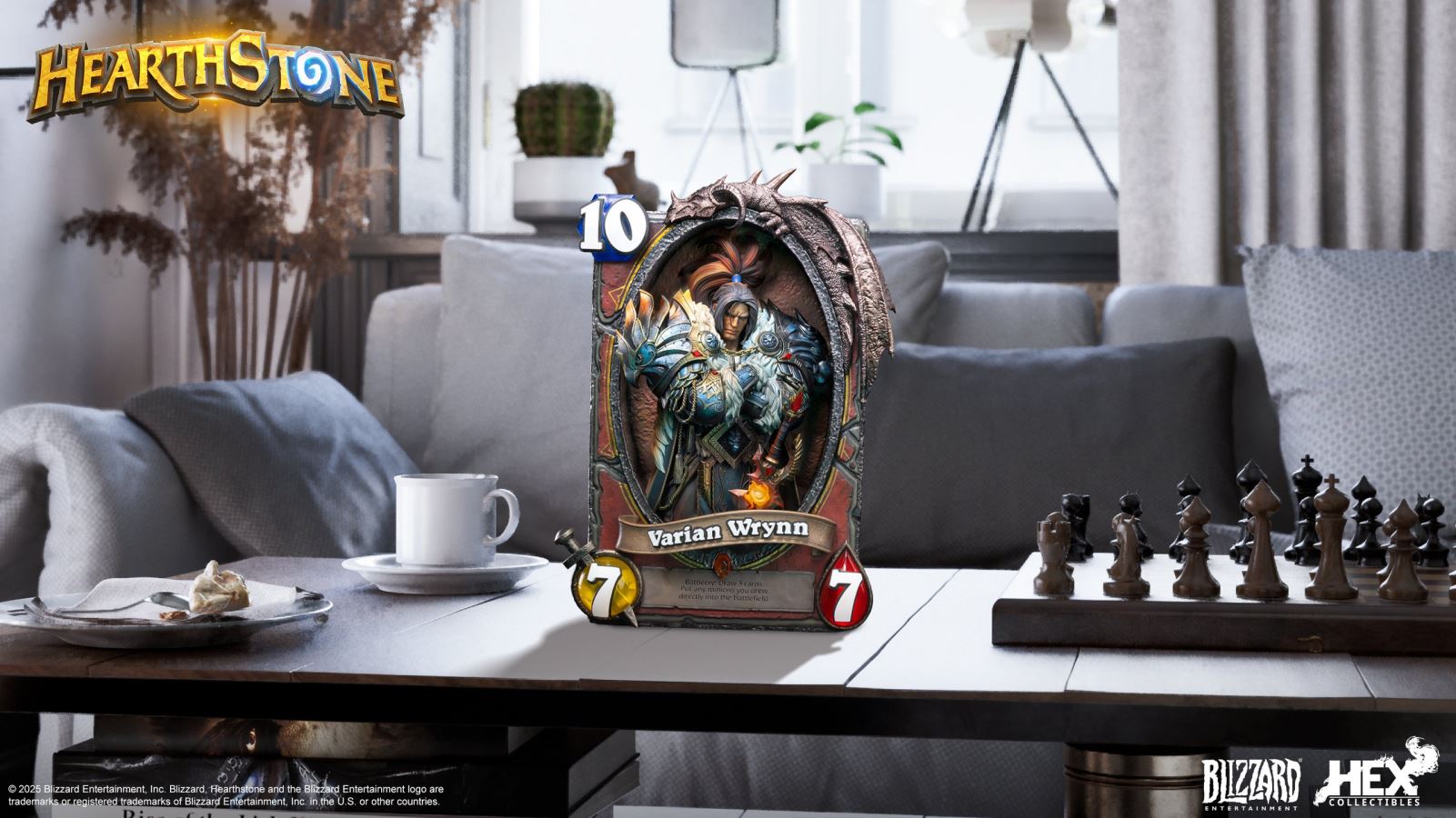 Hearthstone Varian Wrynn Art Statue