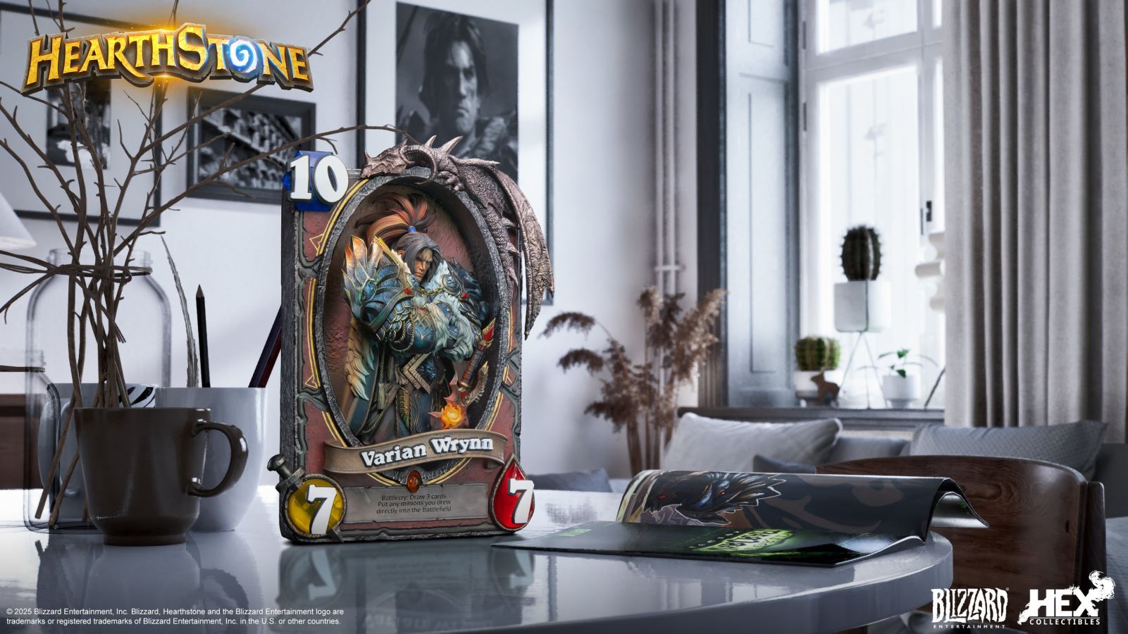 Hearthstone Varian Wrynn Art Statue