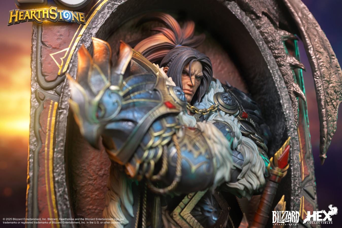 Hearthstone Varian Wrynn Art Statue