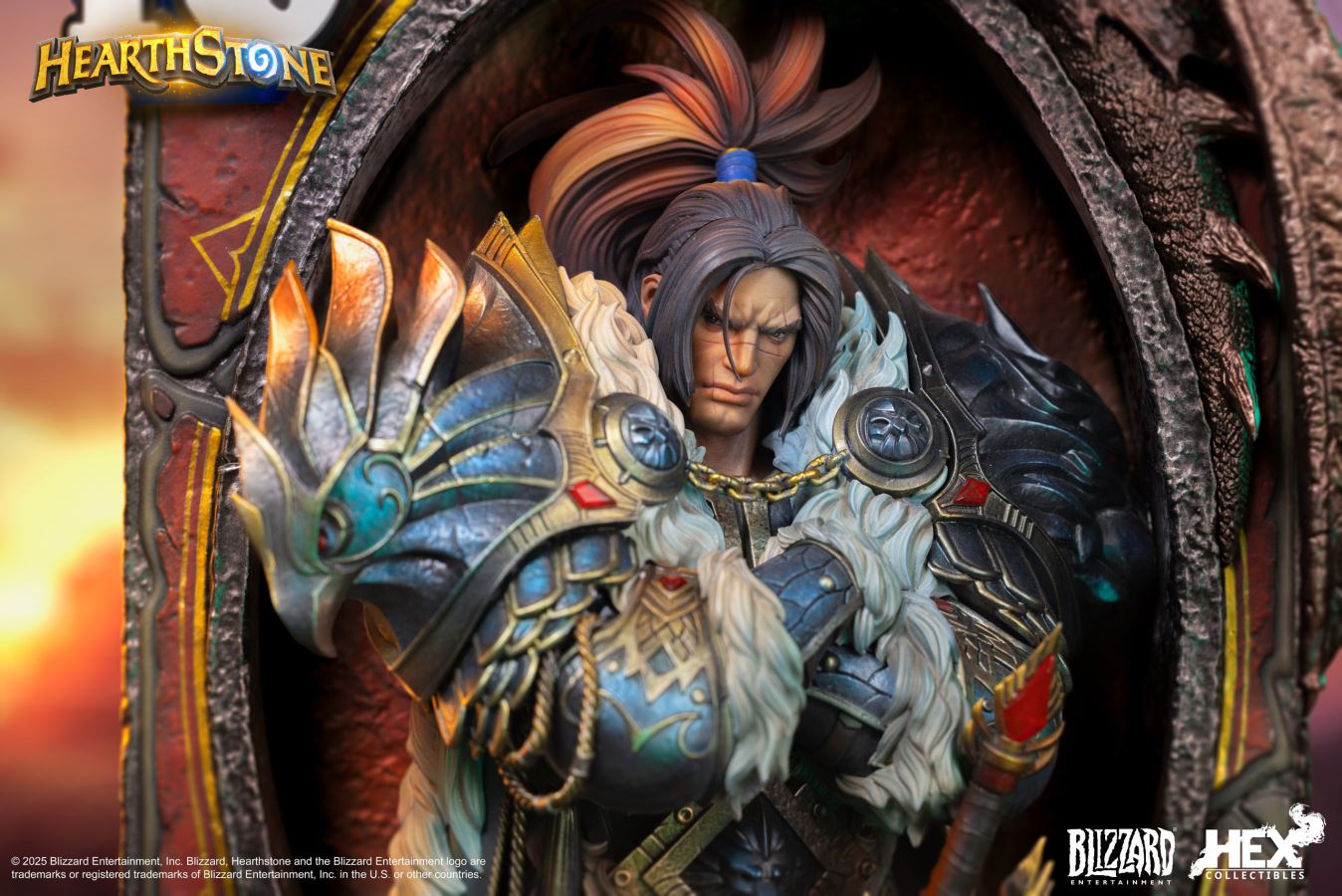 Hearthstone Varian Wrynn Art Statue