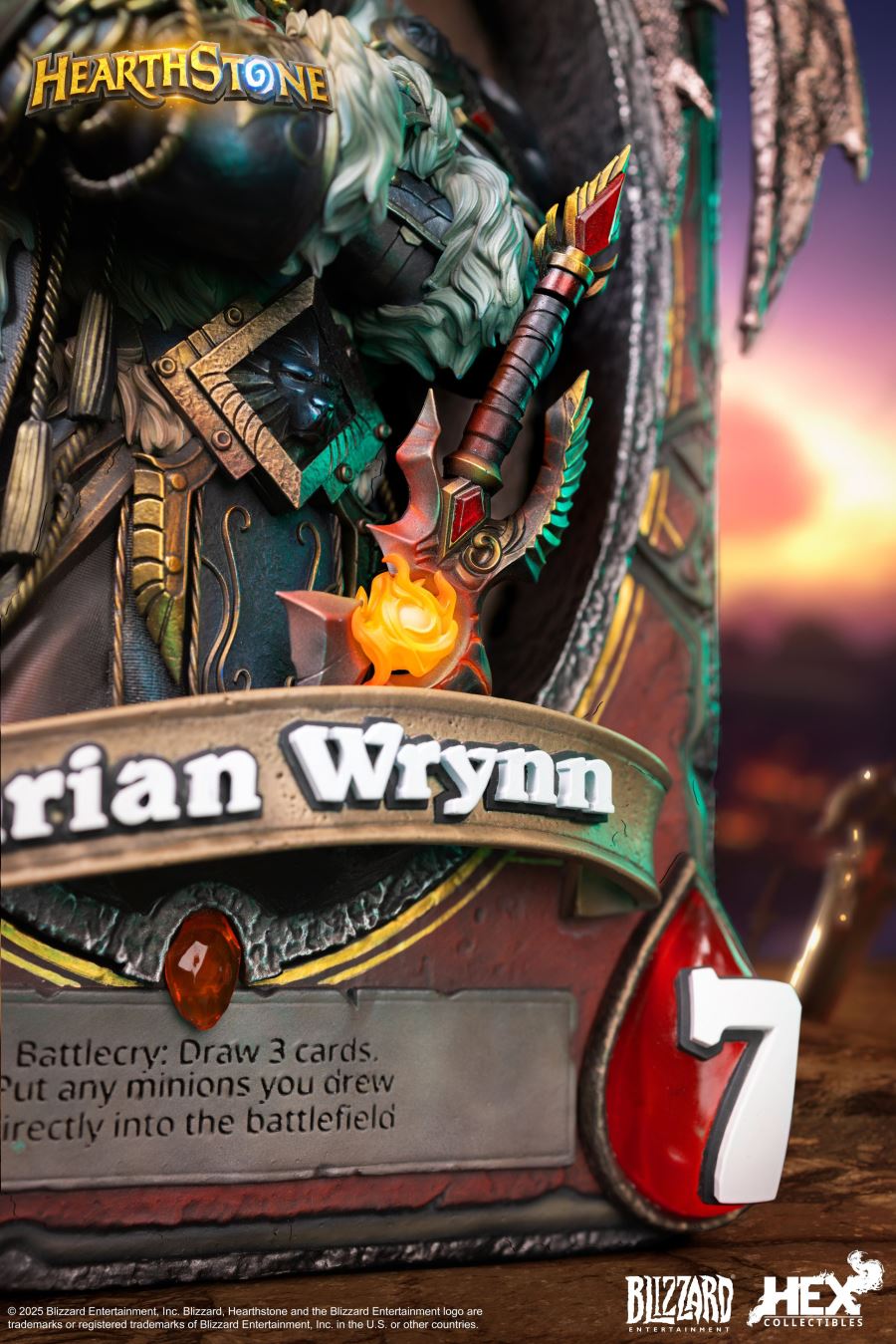 Hearthstone Varian Wrynn Art Statue