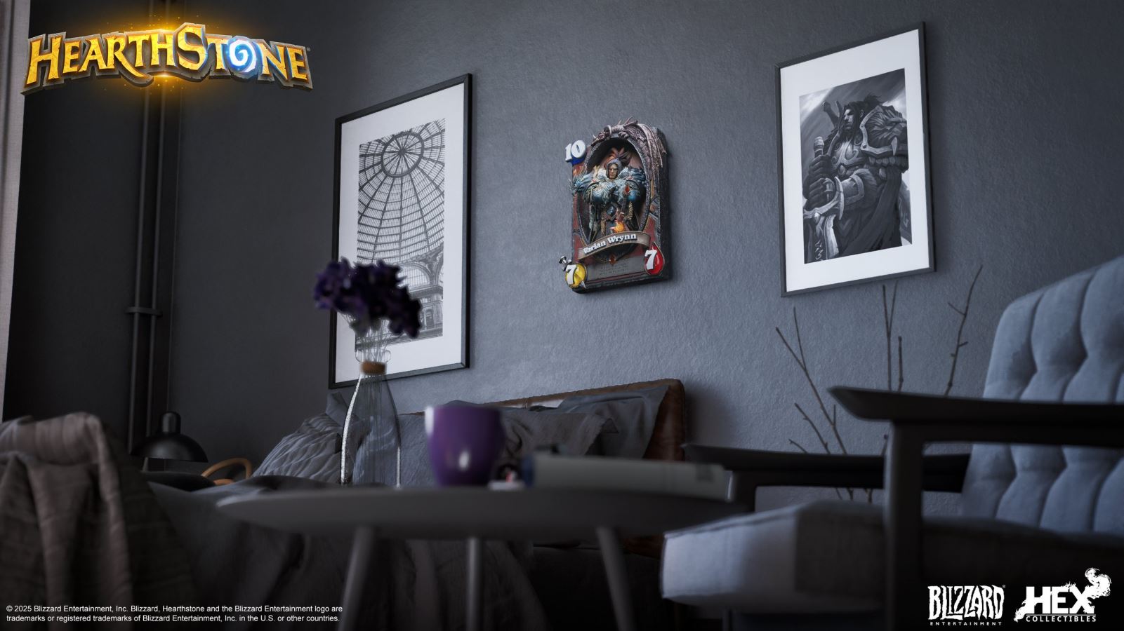 Hearthstone Varian Wrynn Art Statue