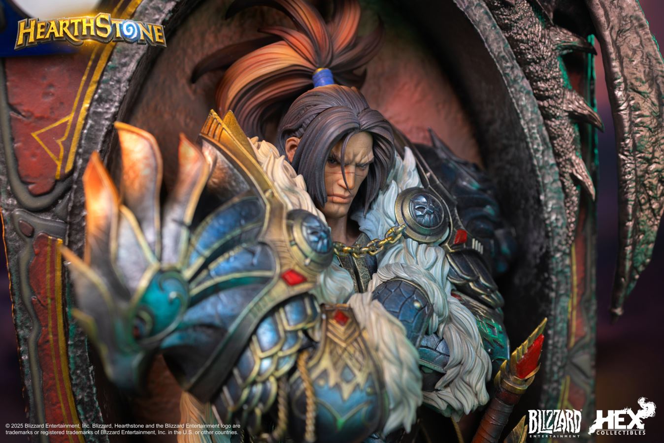 Hearthstone Varian Wrynn Art Statue