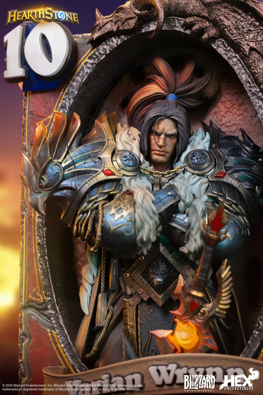 Hearthstone Varian Wrynn Art Statue