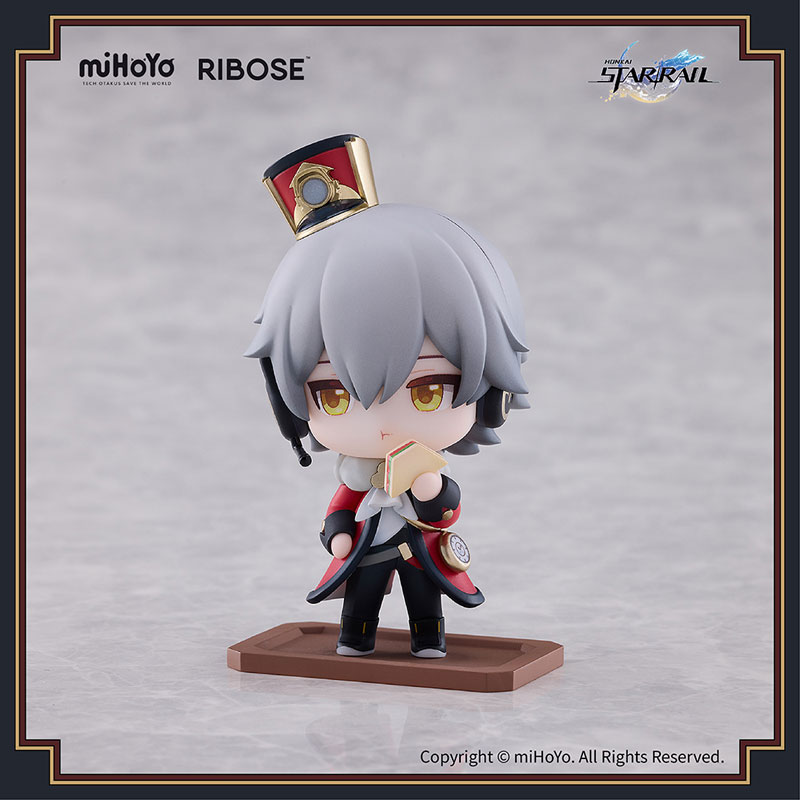 Honkai: Star Rail Capsule Toy -Welcome to Train Tea Party- Chibi Figure Trailblazer (Male)