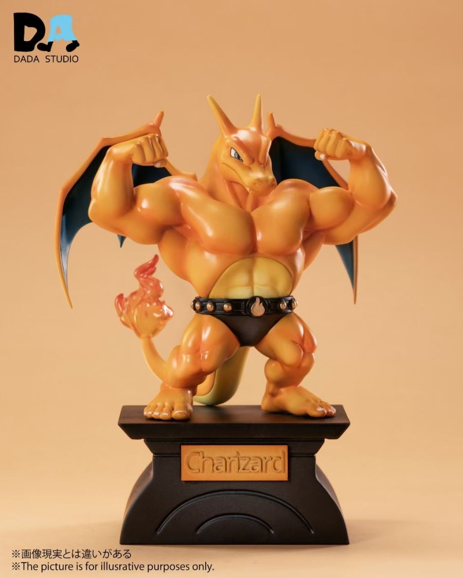 Muscle Stone Statue Charizard - Pokemon