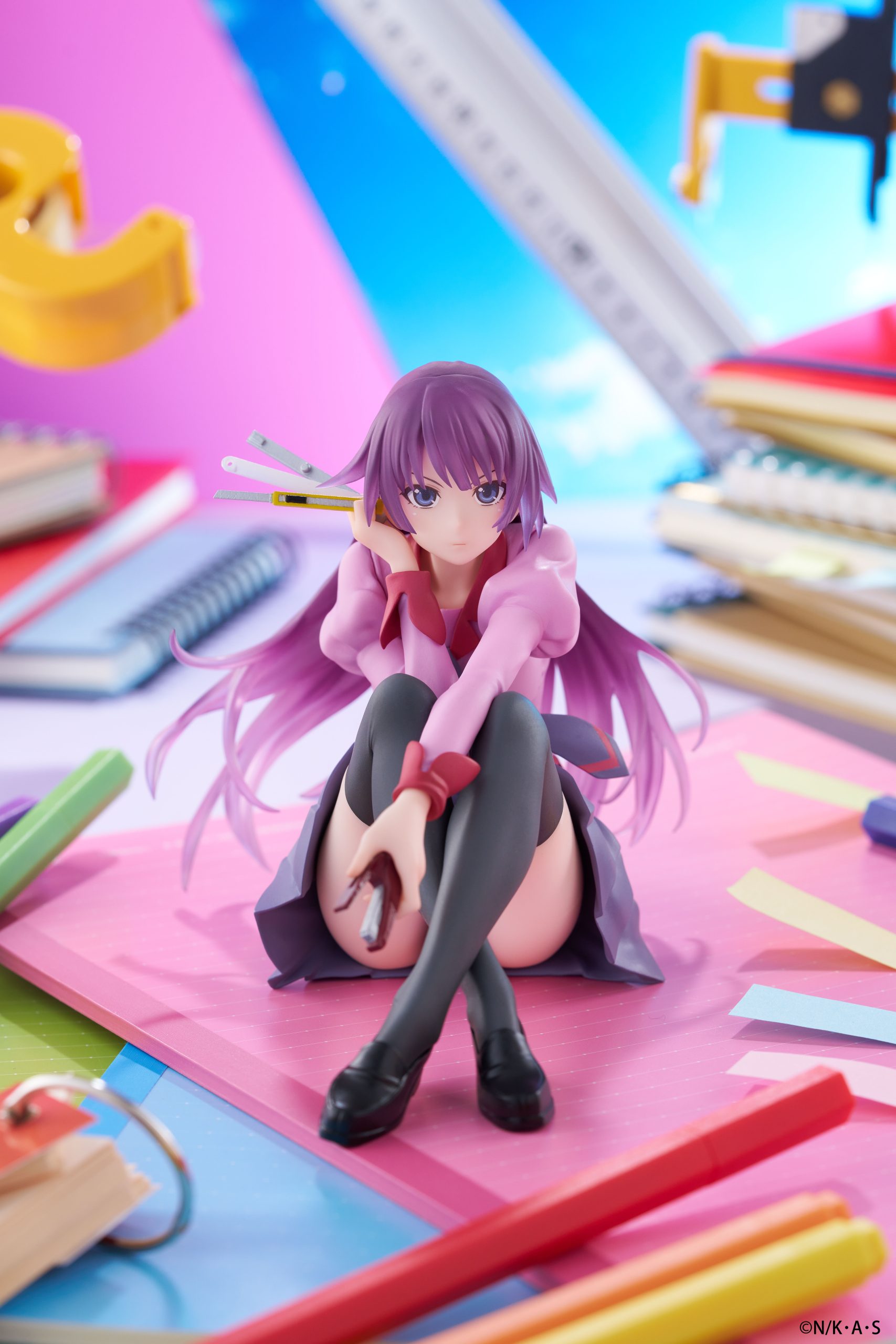 Monogatari Series Desktop Cute Figure Senjougahara Hitagi