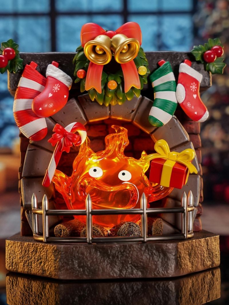 Christmas Calcifer - Howl's Moving Castle