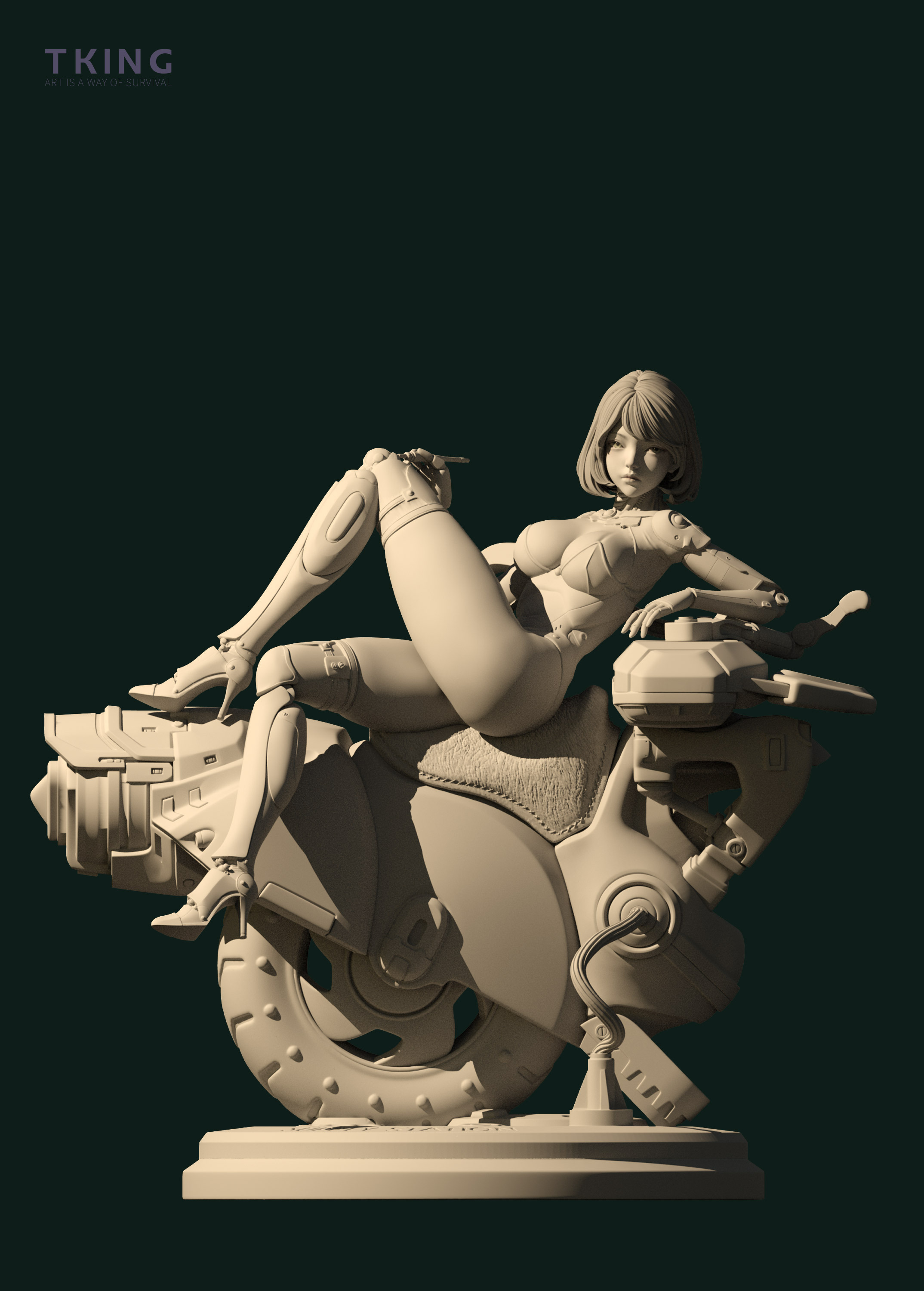 Lucy GK White Model - Cyberpunk: Edgerunners