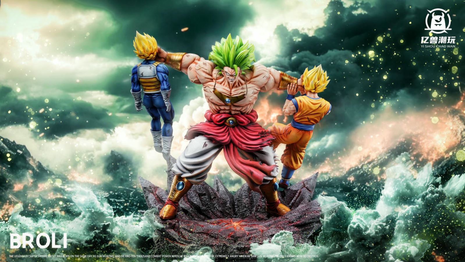 Broly VS Goku & Vegeta - Dragon Ball