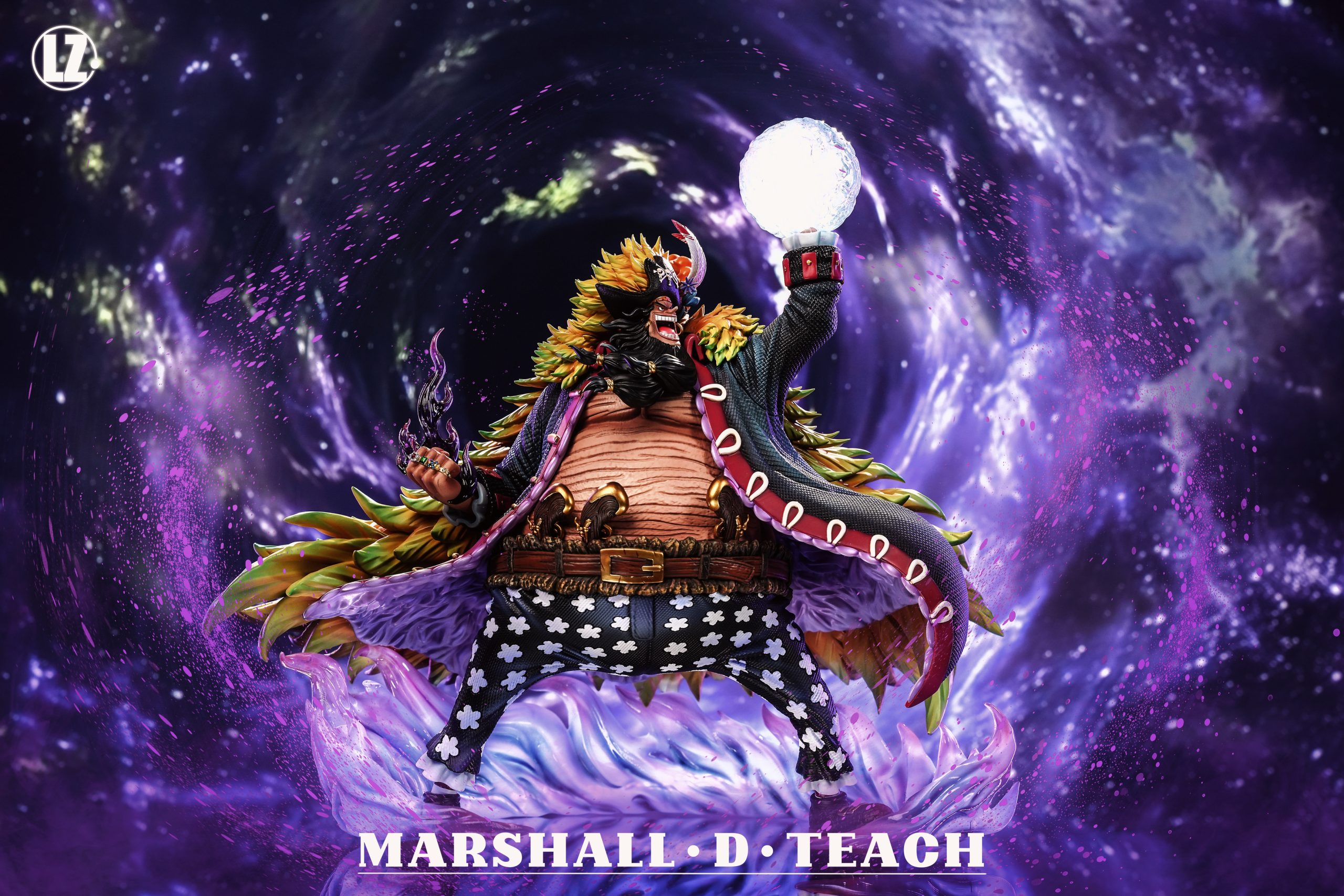 Two Years Later Blackbeard Marshall D. Teach - One Piece