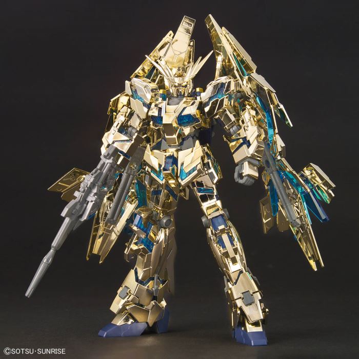 P-Bandai Gundam Base Limited Petit'gguy HG 1/144 Model Kit – Gold Coating Version, Premium Collectible