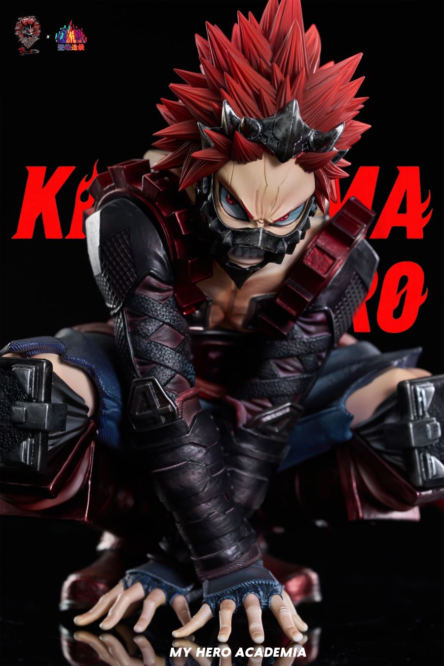 Squatting Kirishima Eijirou - My Hero Academia