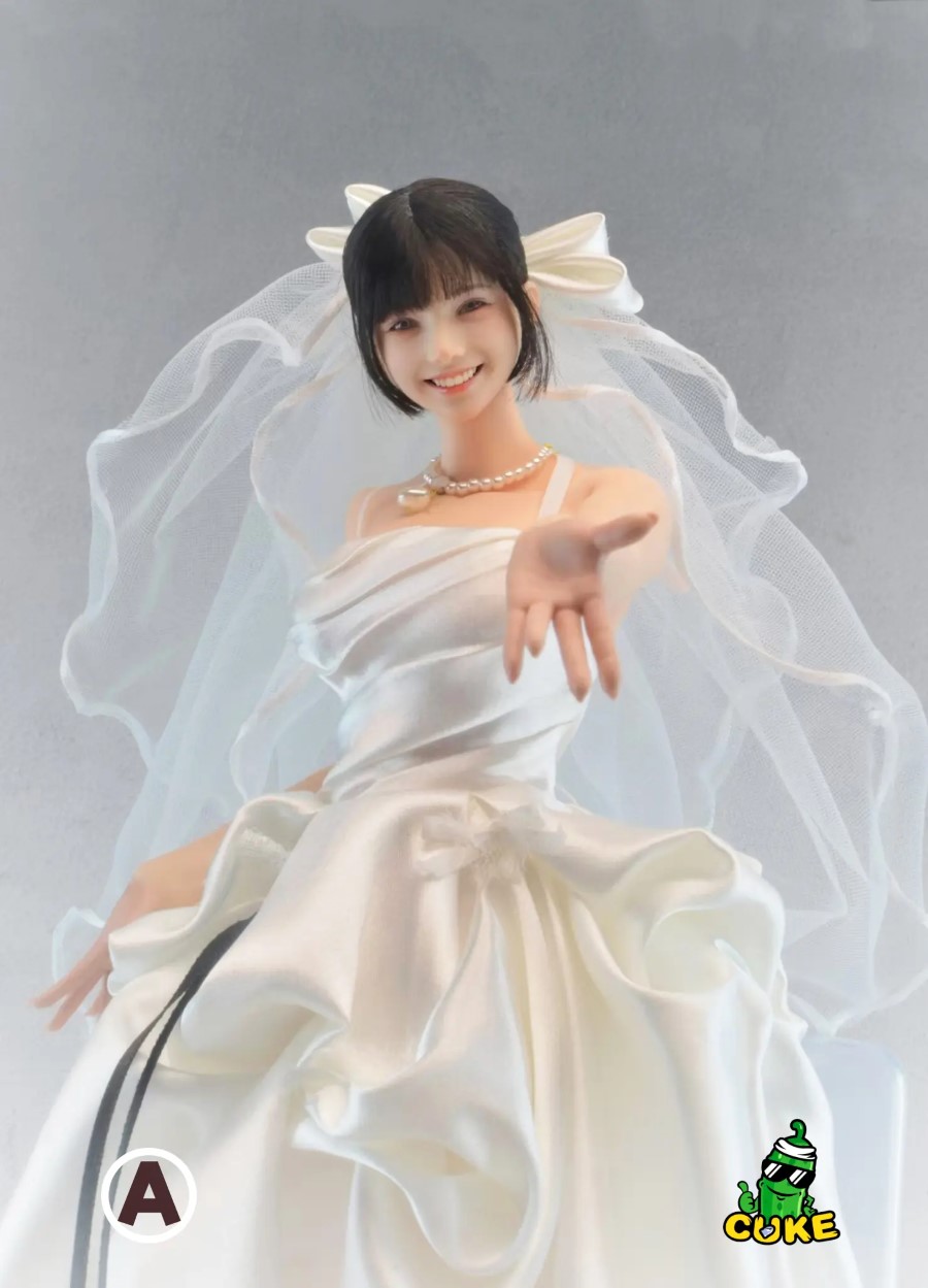 Spaghetti Strap Bustier Wedding Dress