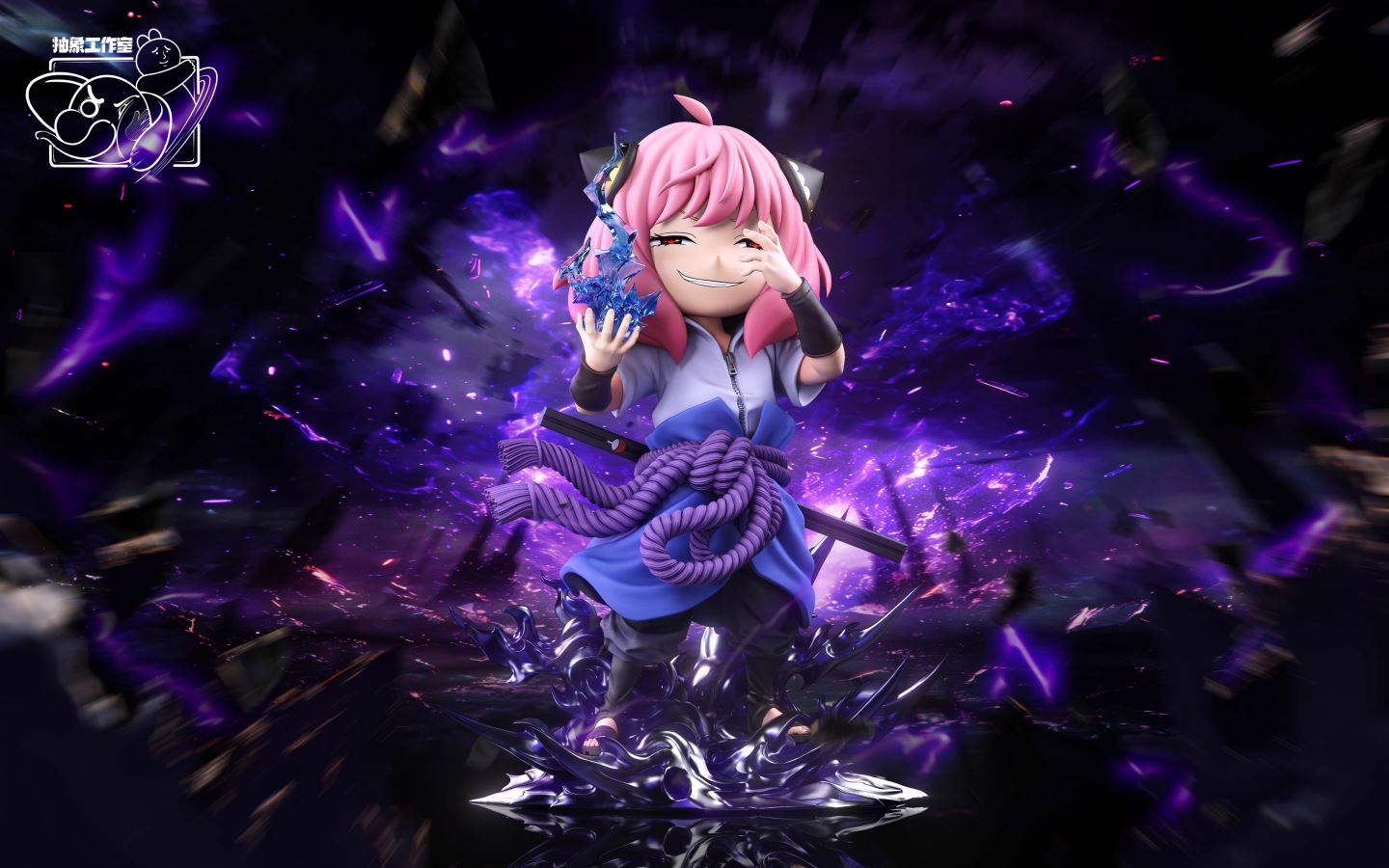 Anya cos Uchiha Sasuke - Spy x Family