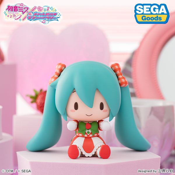 Hatsune Miku x Fashionable Witch Love and Berry Fluffy Deformed Figure Lovely Strawberry