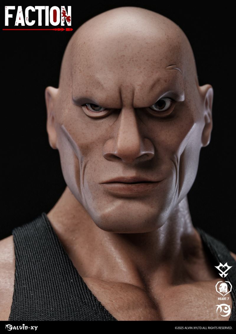 Gang Series - Hearts Head Sculpt 1/6