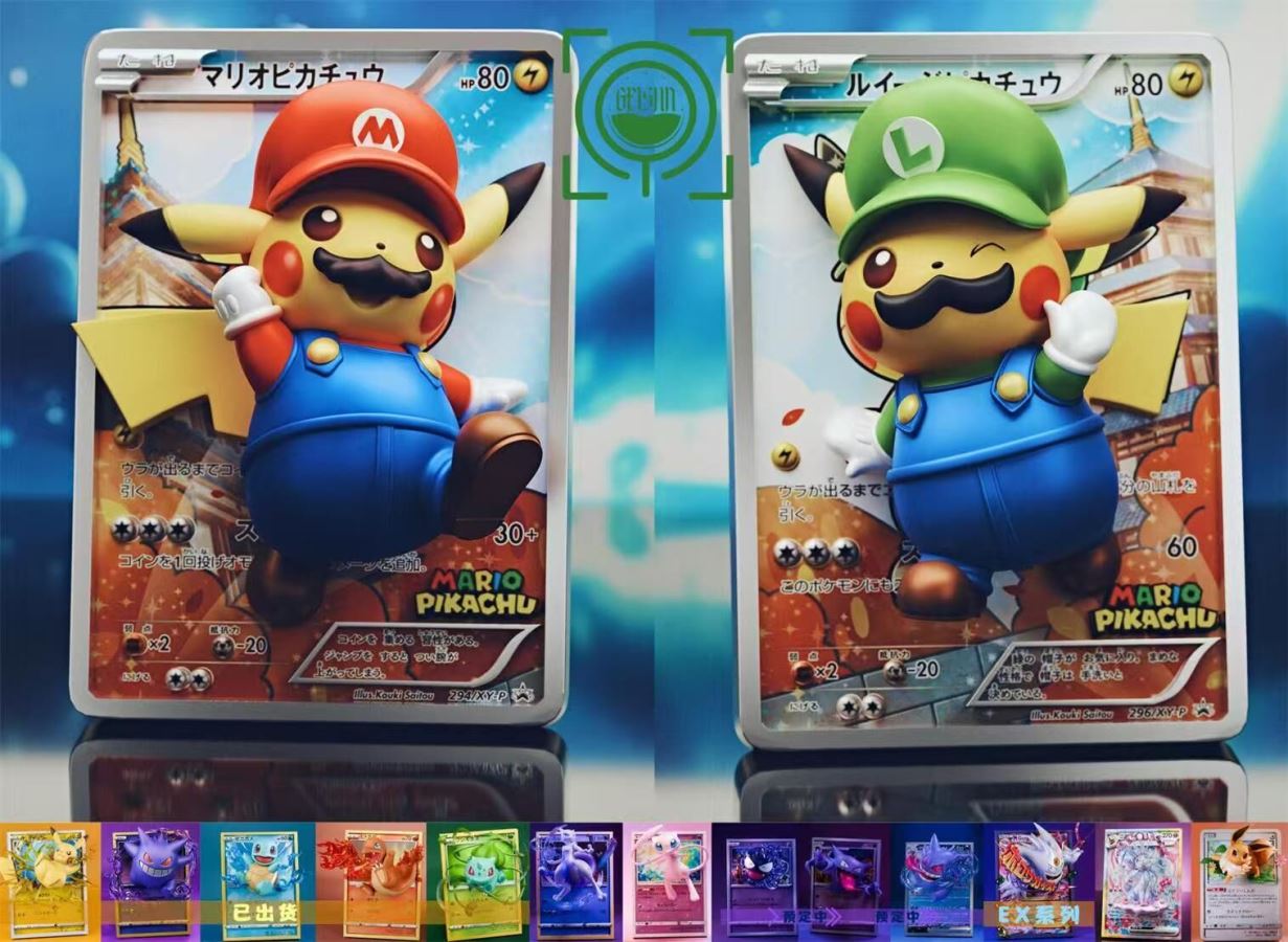 Mario Pikachu & Luigi Pikachu