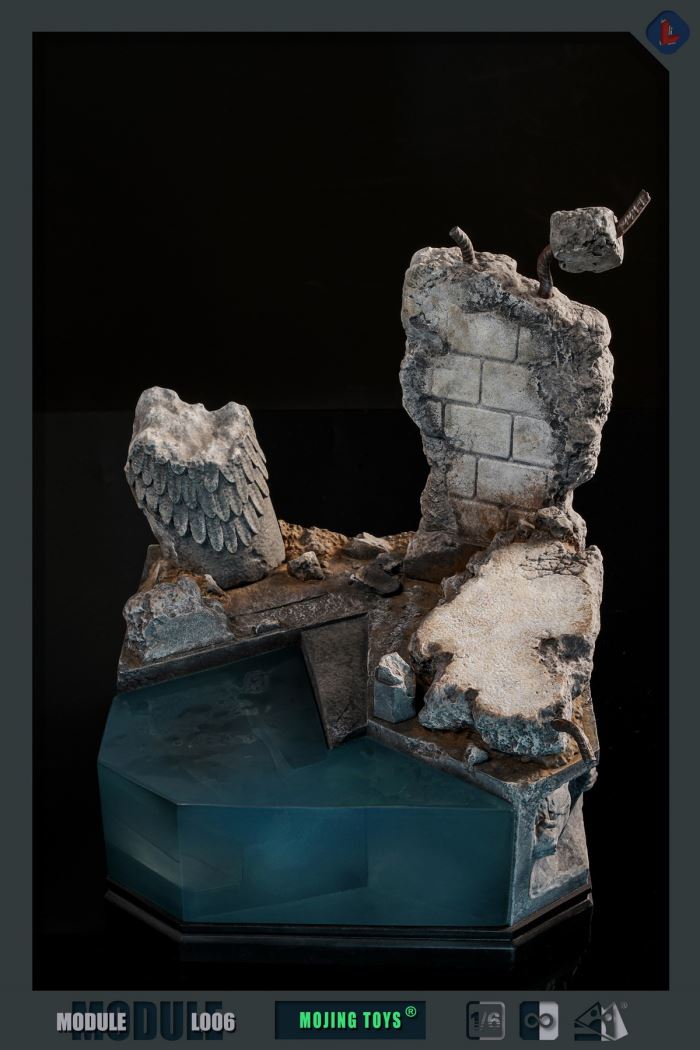 BVS Kryptonite Ruins Platform 1/6